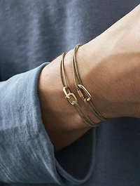 Men's Unity 14K Gold Bracelet