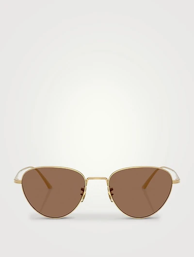 Oliver Peoples x Khaite 1991C Cat Eye Sunglasses