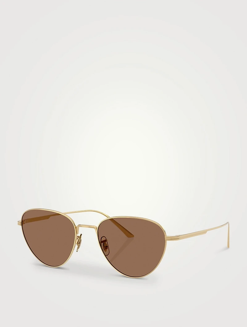 Oliver Peoples x Khaite 1991C Cat Eye Sunglasses