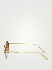 Oliver Peoples x Khaite 1991C Cat Eye Sunglasses