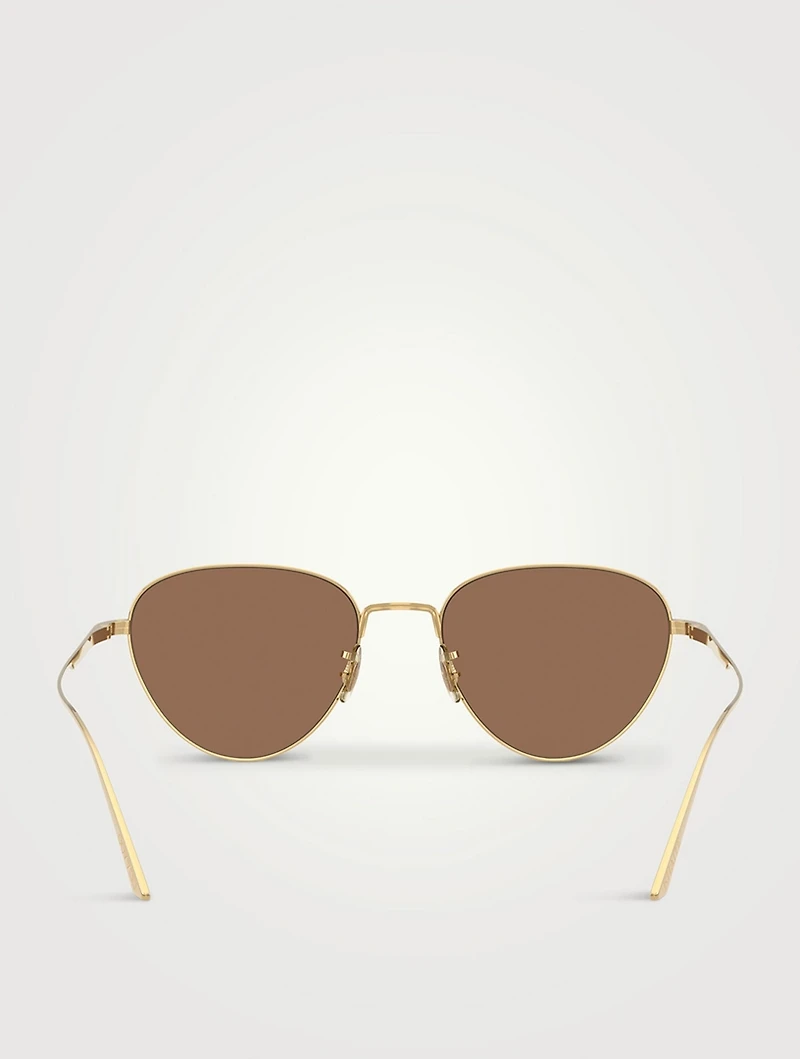 Oliver Peoples x Khaite 1991C Cat Eye Sunglasses