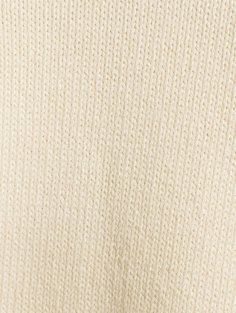 Organic Cotton Knit Sweater