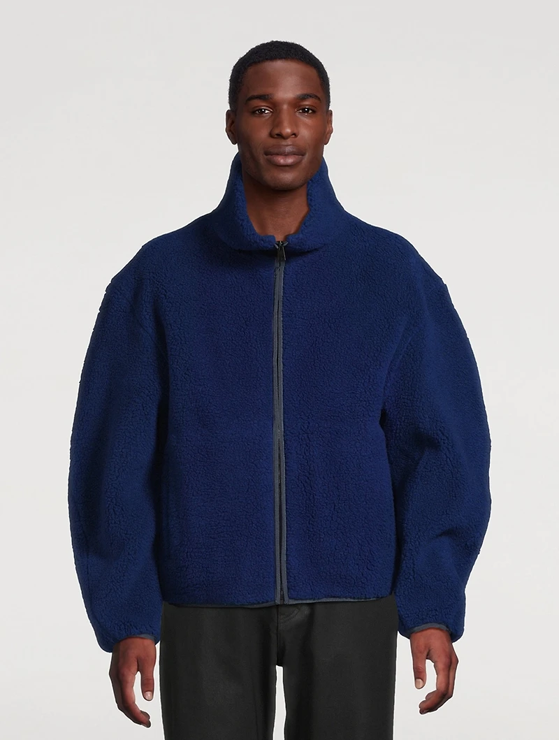 Fleece Blouson Jacket