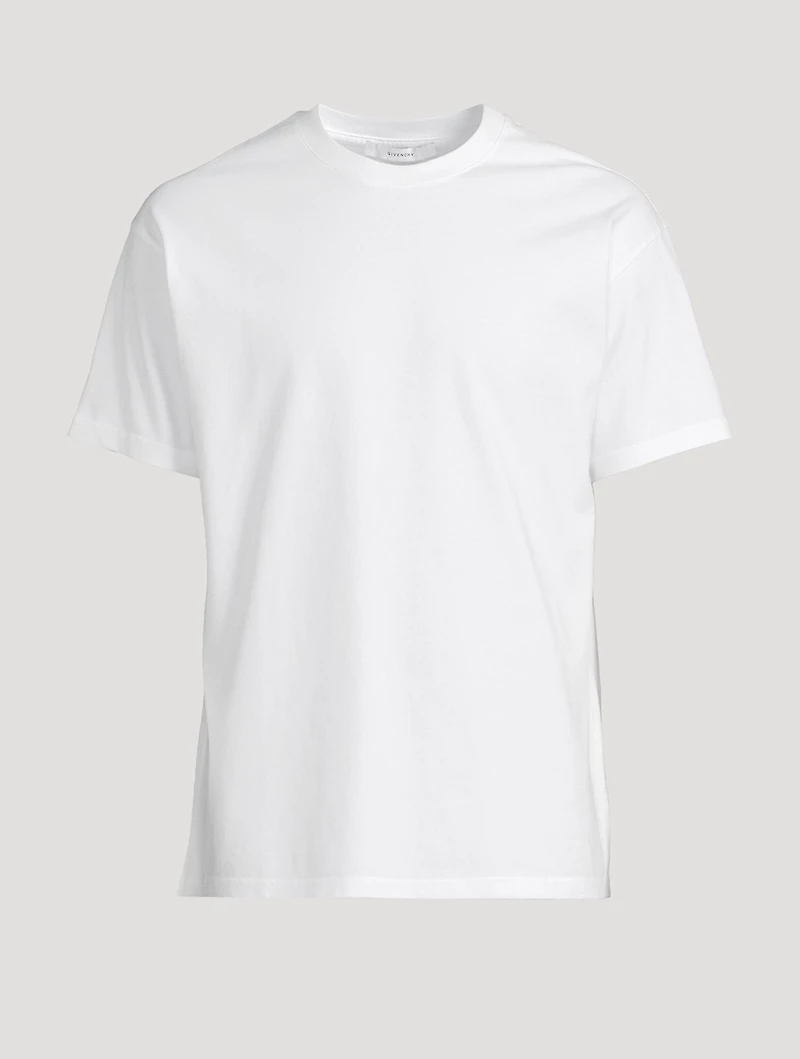 Cotton T-Shirt With Back Logo