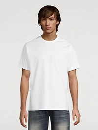 Cotton T-Shirt With Back Logo