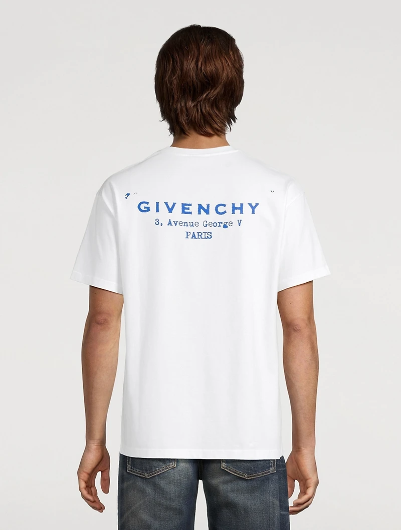 Cotton T-Shirt With Back Logo