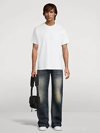 Cotton T-Shirt With Back Logo