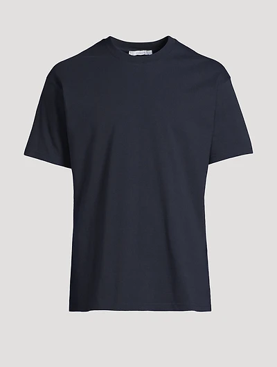 Cotton T-Shirt With Back Logo
