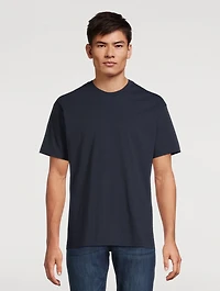 Cotton T-Shirt With Back Logo