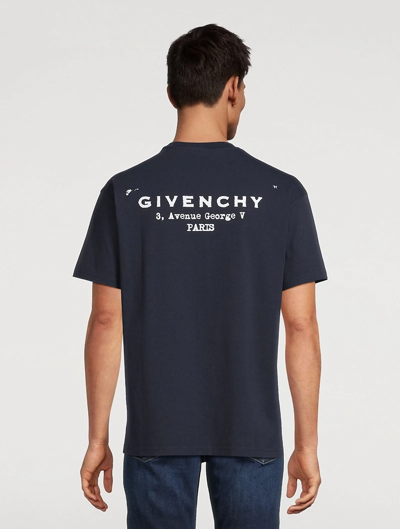 Cotton T-Shirt With Back Logo