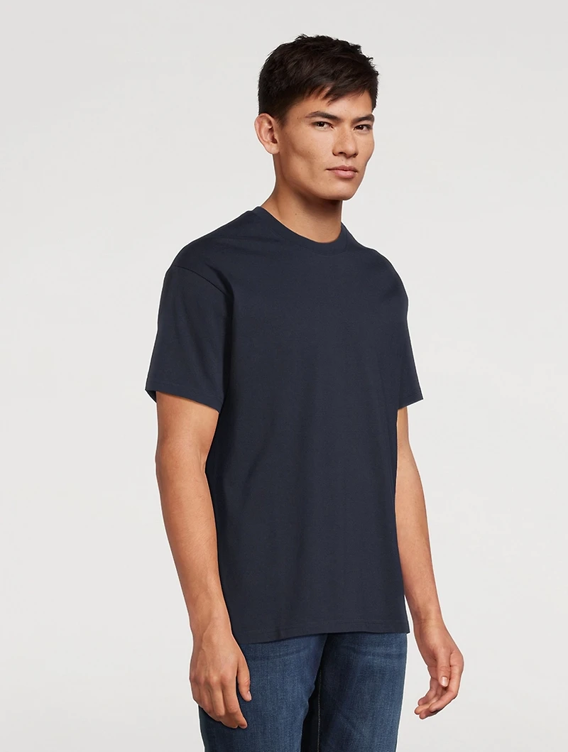 Cotton T-Shirt With Back Logo