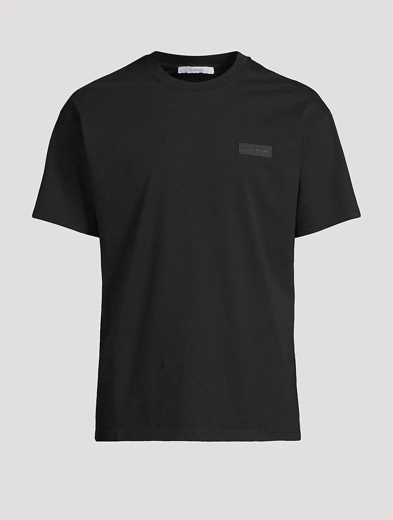 Cotton T-Shirt With Label