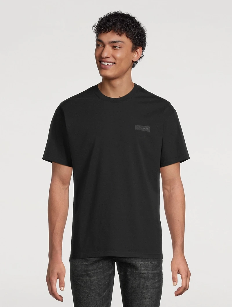Cotton T-Shirt With Label
