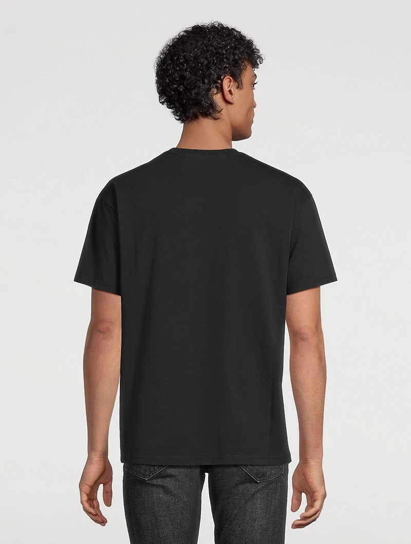 Cotton T-Shirt With Label