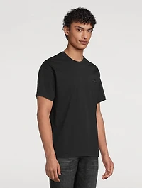 Cotton T-Shirt With Label