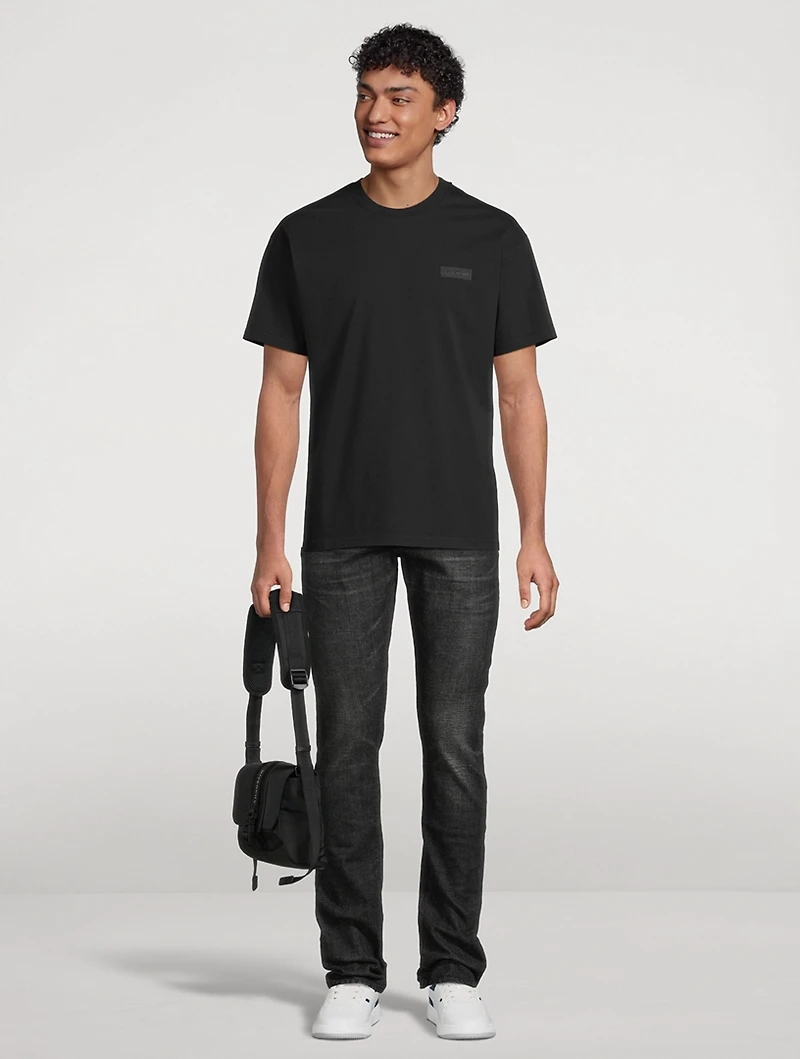 Cotton T-Shirt With Label