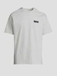 Cotton T-Shirt With Label