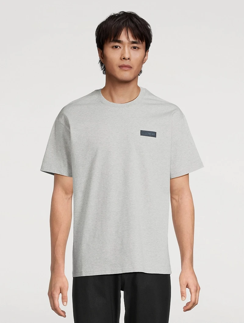 Cotton T-Shirt With Label