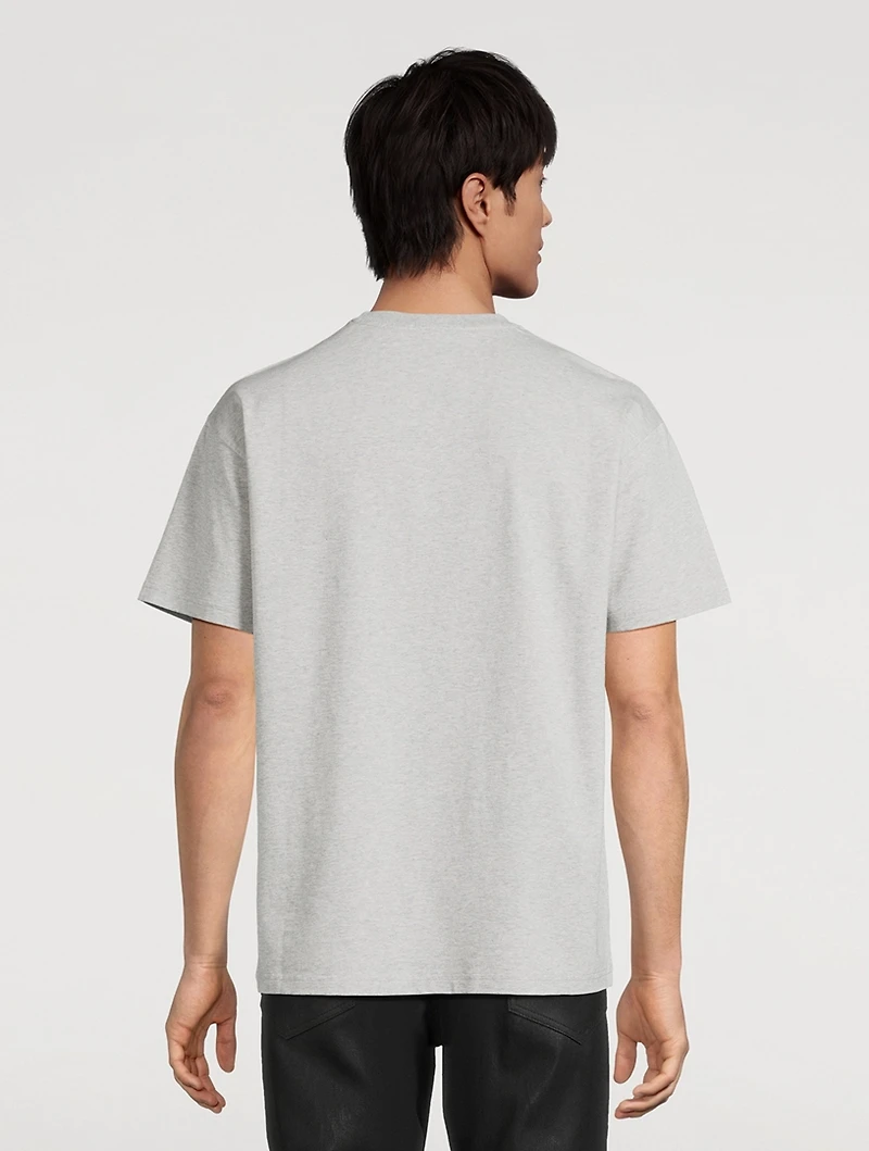 Cotton T-Shirt With Label
