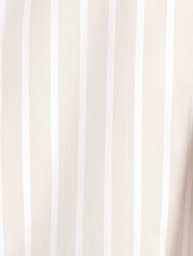 Boyfriend Shirt Stripe Print