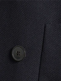 Barleys Wool And Linen Double-Breasted Jacket