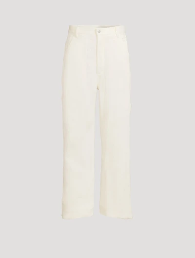 Pickerby Linen Straight-Leg Pants
