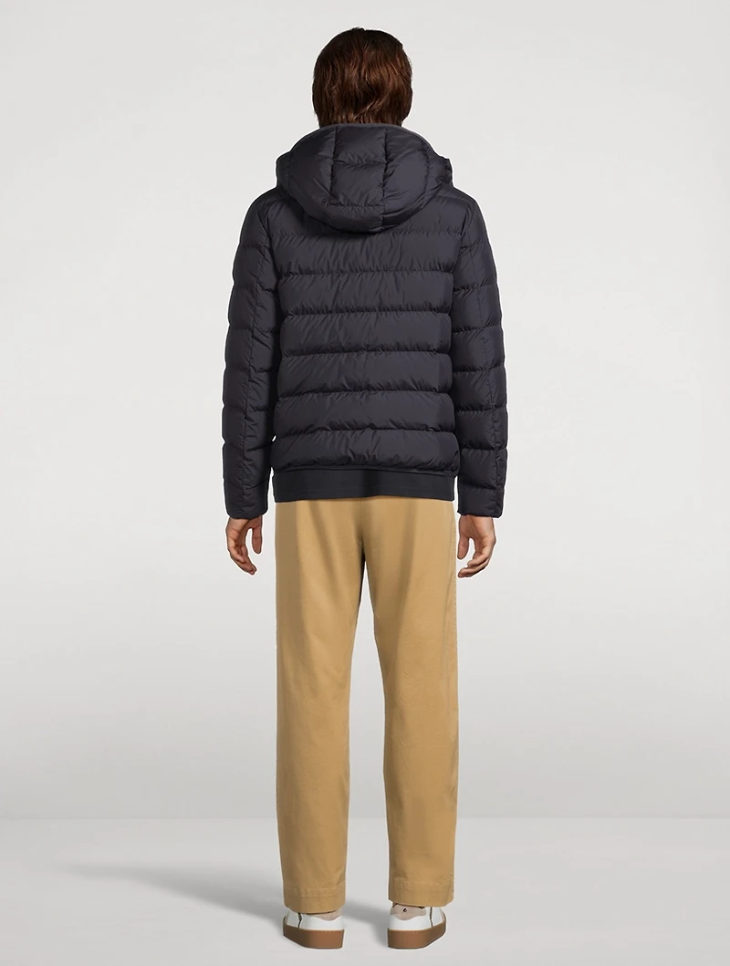 Montbrocq Hooded Short Down Jacket