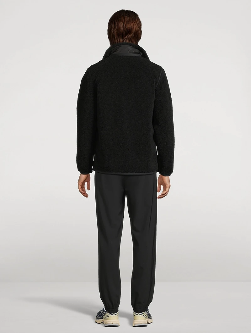 Zip-Up Teddy Cardigan