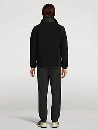 Zip-Up Teddy Cardigan