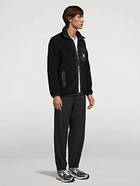 Zip-Up Teddy Cardigan
