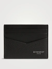 Grained Leather Card Holder
