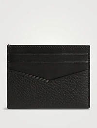 Grained Leather Card Holder