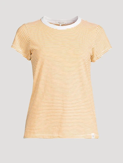 The Slub T-Shirt Stripe Print