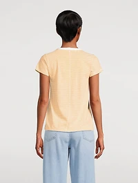 The Slub T-Shirt Stripe Print
