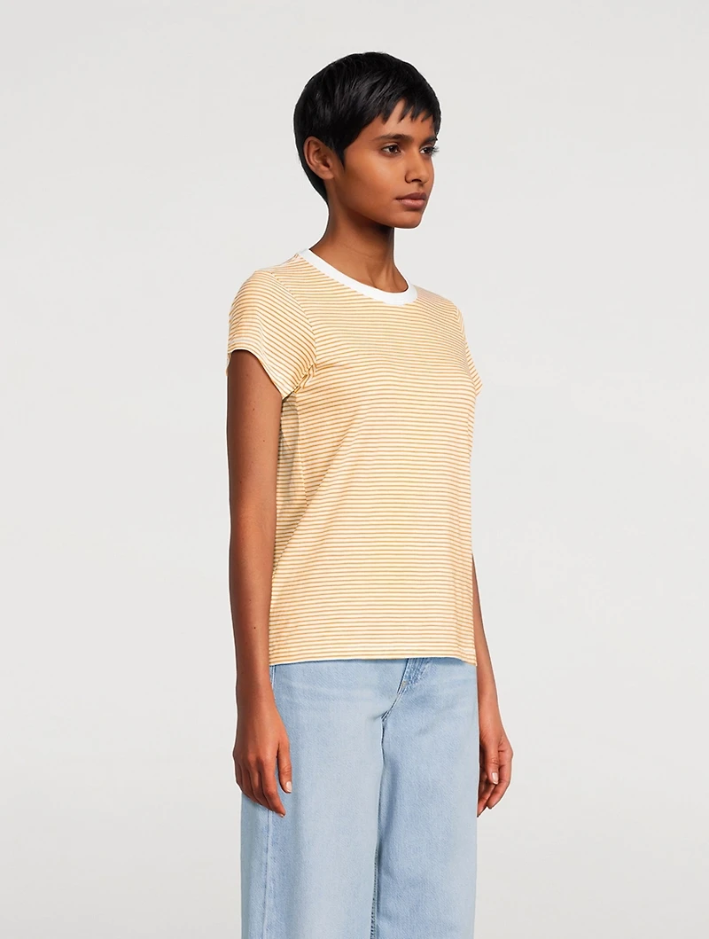 The Slub T-Shirt Stripe Print
