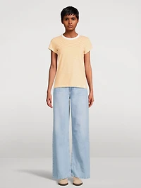 The Slub T-Shirt Stripe Print