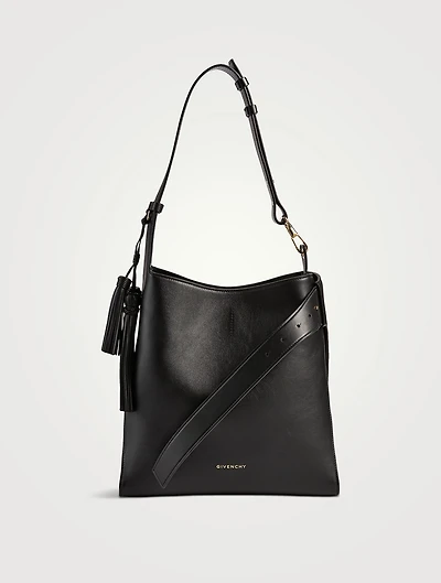 Medium Belted Leather Shoulder Bag