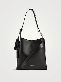 Medium Belted Leather Shoulder Bag
