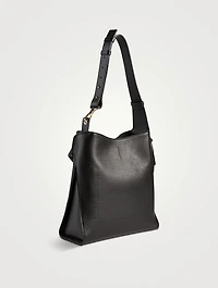 Medium Belted Leather Shoulder Bag
