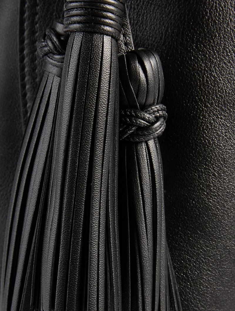 Medium Belted Leather Shoulder Bag