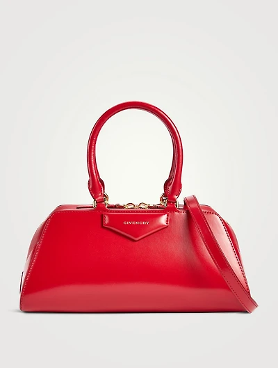 Small Antigona Cube Leather Bag