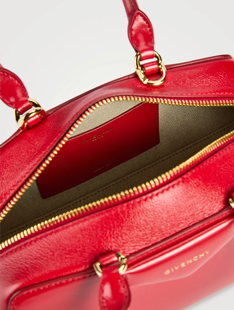 Small Antigona Cube Leather Bag