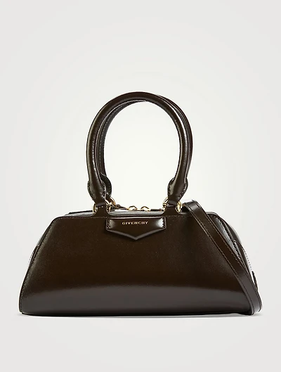 Mini Antigona Cube Leather Bag