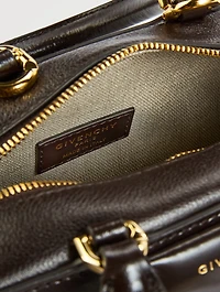 Mini Antigona Cube Leather Bag