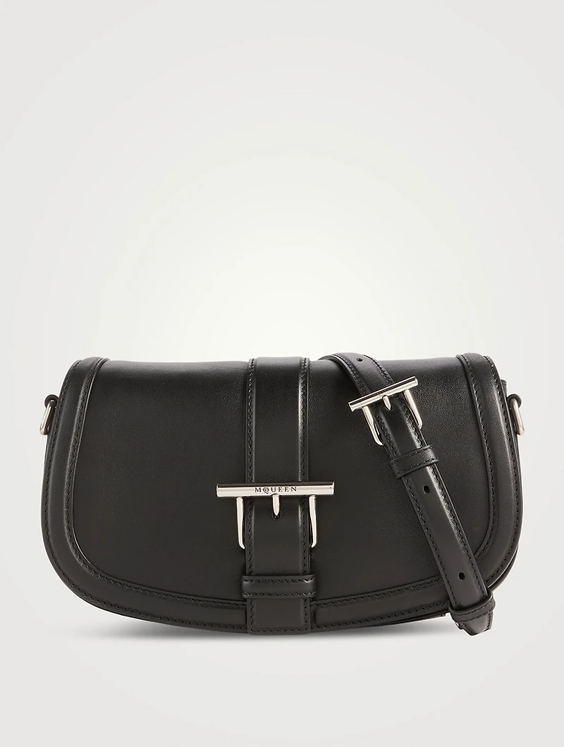 T-Bar Leather Crossbody Bag