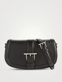 T-Bar Leather Crossbody Bag