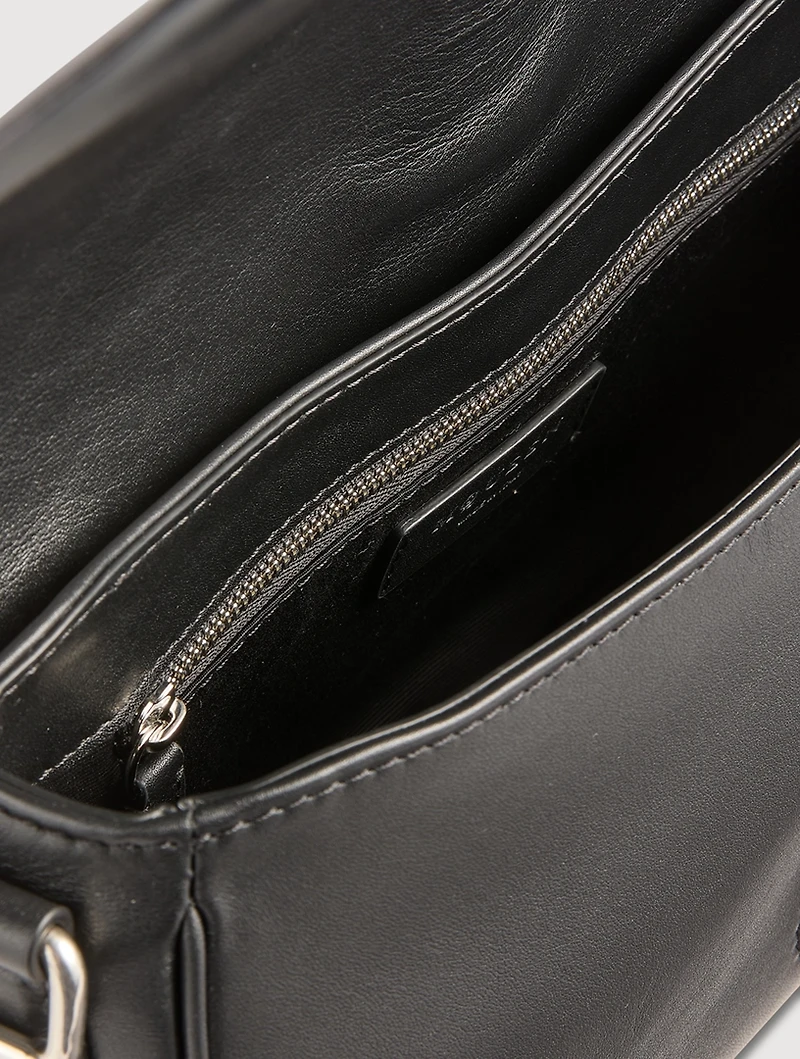 T-Bar Leather Crossbody Bag