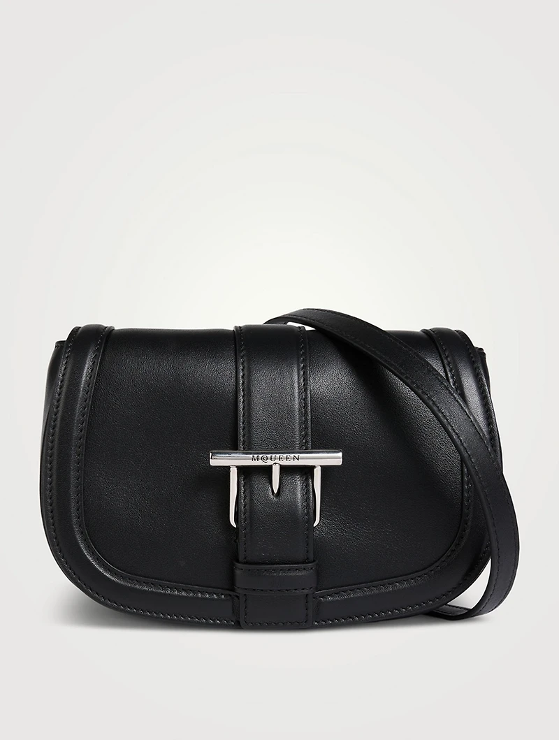 Mini T-Bar Leather Crossbody Bag