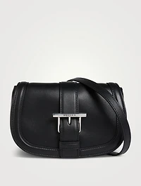 Mini T-Bar Leather Crossbody Bag