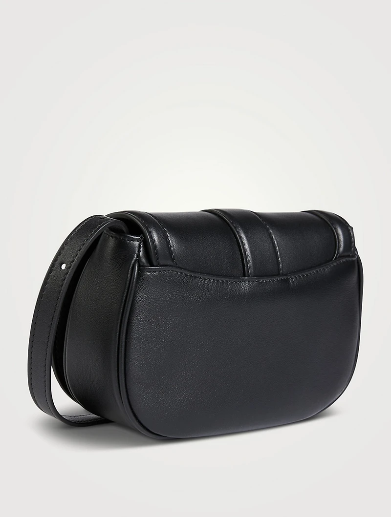Mini T-Bar Leather Crossbody Bag